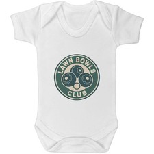 'Lawn Bowls Club' Baby Grows / Bodysuits (GR054268)