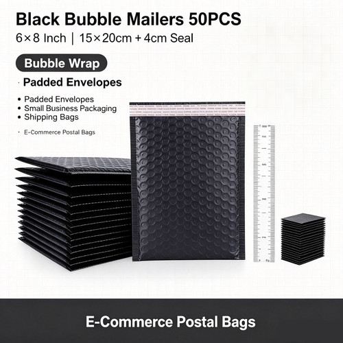 50pcs bubble mailers self - mailers,