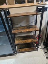 VASAGLE Bookcase, Office Storage Shelf, 1 Tiers for Books, Decorations LBC023B01