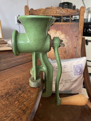 Vintage spong meat grinder - meat, 2