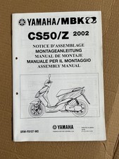 GENUINE YAMAHA WORKSHOP SET UP ASSEMBLY MANUAL CS50 CS 50 CS50/Z JOG R RR 02