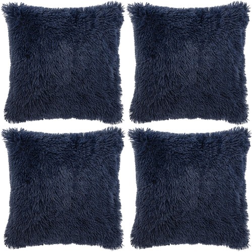Cushion covers faux fur - x,