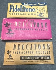 Vintage lot fidelitone - lot,