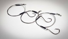 SINGLE / TWIN HOOK PIKE RIG / PIKE -  BASS FISHING - LIVE/DEADBAIT - ADJUSTABLE