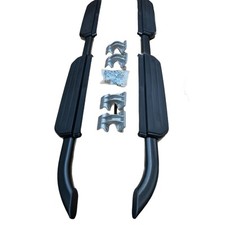 Black Edition Side Steps for Land Rover Defender 110 L663 Running Boards 20 on