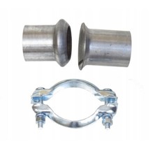 Exhaust Muffler Repair Kit Silencer Connector Box Pipe Joiner Coupler Converter