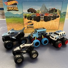Hot Wheels Monster Trucks Toy & Puzzle Set Kids Gift Boxed Playset