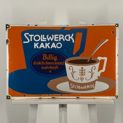 Stollwerck advertising sign - -,