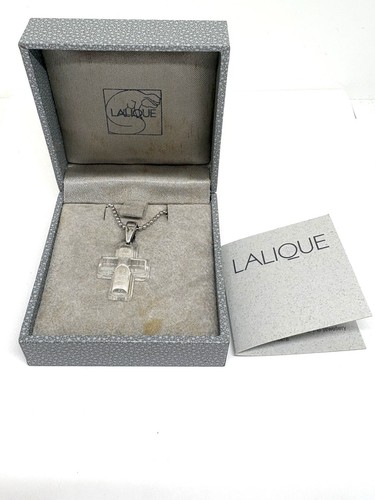 Lalique croix crystal cross - lalique,