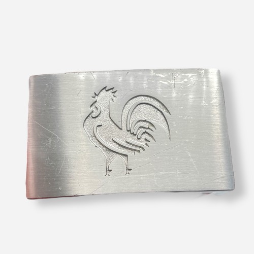 Druh belt buckle - belt, silver