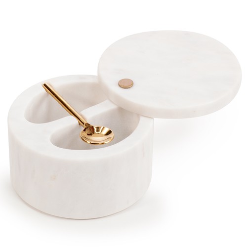 Salt pepper holder marble - salt, holder,