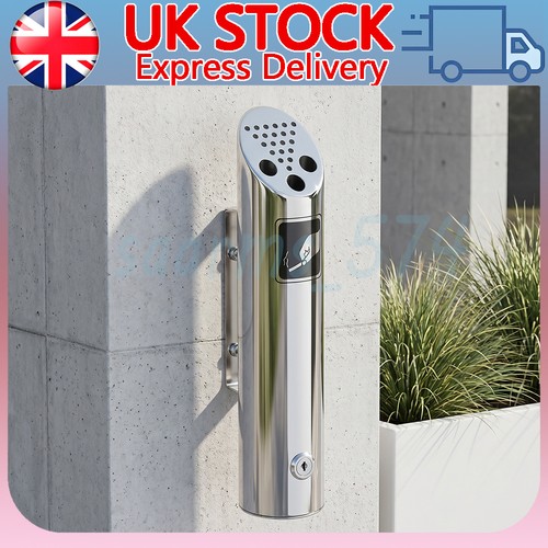Wall mount ashtray - wall,