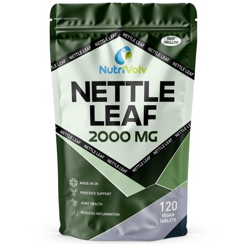 Nettle leaf supplement tablets - nettle,