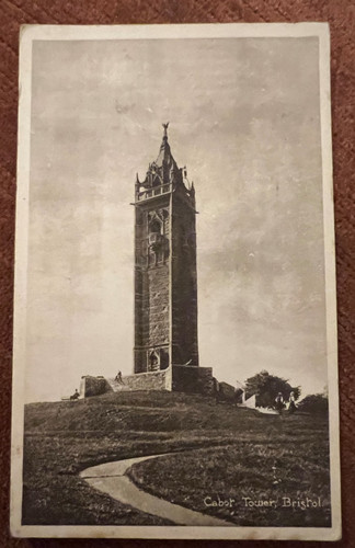 Antique postcard bristol cabot - antique,