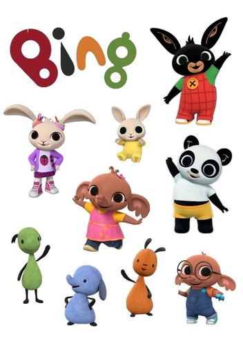 Bing bunny inspired edible - inspired,
