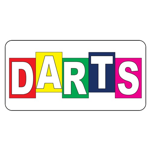 Darts retro vintage style - retro,