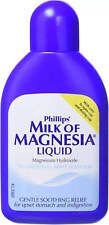 Milk of Magnesia Liquid 200ml Traditional Mint FLAVOR Gentle Soothing Multi pack