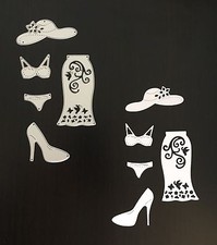 Crafts Metal Lady Hat, Clothes