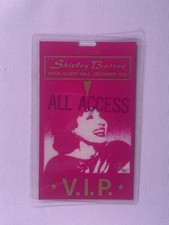 Dame Shirley Bassey Pass  Ticket Original Vintage VIP Royal Albert Hall Dec 1992