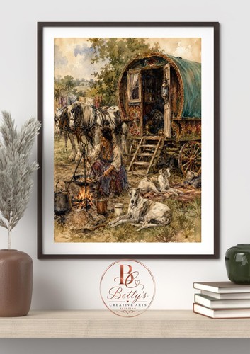 Gypsy poster art - print, a3