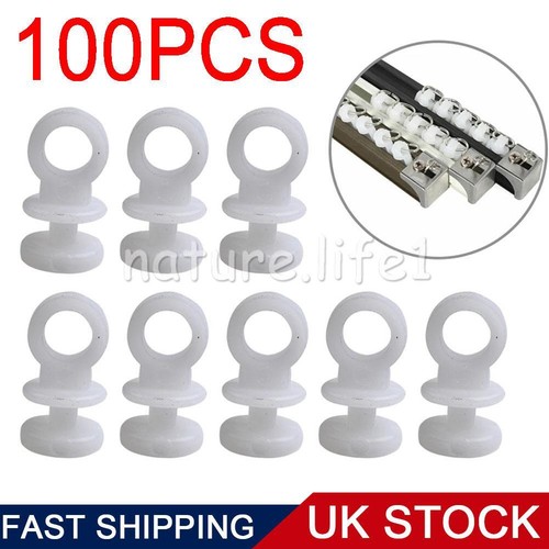 100 pcs curtain track gliders - 100,
