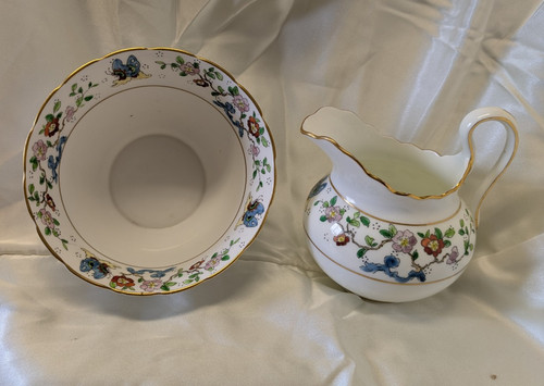 Art deco tuscan china sugar - art,