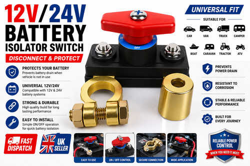 Universal car battery isolator - car,