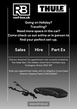 Thule, Halfords Exodus, Roof Box, Roof Rack, Cycle Carrier HIRE - Bristol Based