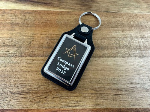 Personalised masonic keyring - personalised,