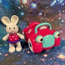 ELC Toy Twist & Click Clack Friends Figure Rosie Rabbit Car
