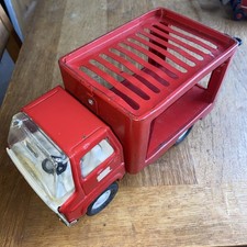 Vintage Rico Sanson Tonka Metal Red Delivery Truck Spanish 70's toy see photos 