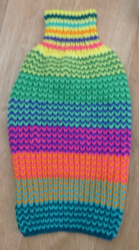 Hand knitted dog - dog, for