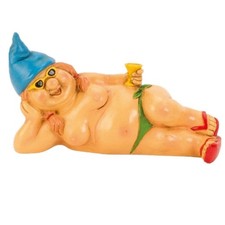 1pair Nudist Garden Gnome Naughty Naked Body Ornament Figurine Statues Gift