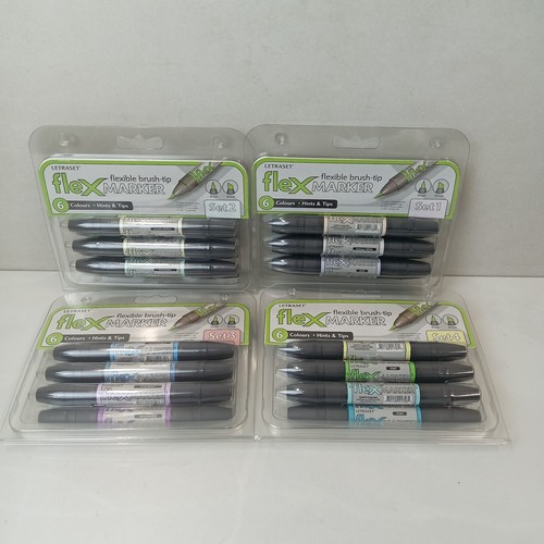 Letraset flexmarker 6 pen - letraset,
