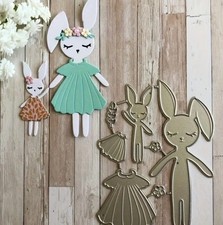 B6 - Rabbit In Dress Cutting