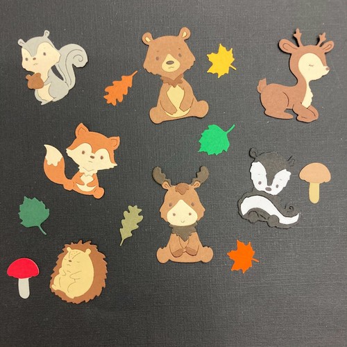 Woodland animals die cuts - woodland,