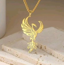 Egyptian Phoenix Necklace Gold