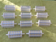 Job lot of 11 x 118mm LED lamps taken from indoor working fittings