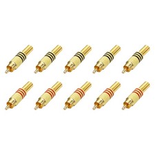 10Pcs RCA to Speaker Wire
