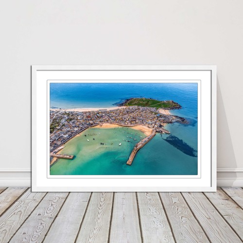 Ives cornwall aerial - st,