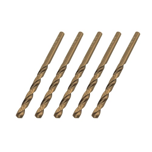 5pcs hss cobalt jobber drill - cobalt,