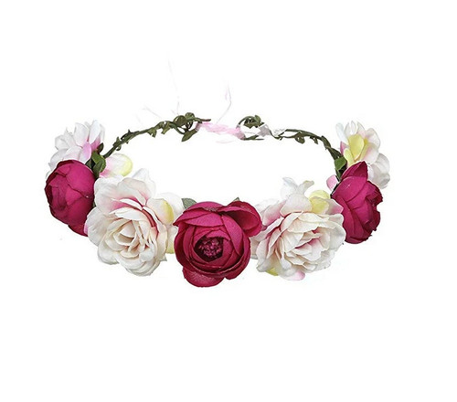 Women large flower - women, crown