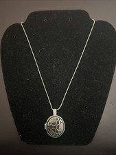 Art Deco Style Silver Tone