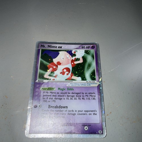 Pokemon tcg mime holo - mr, ex