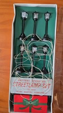 Vintage Department 56 Street Lamps 3636-6 in Box 60" Battery AC/DC Comp. Works