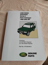Land Rover Discovery 2 1999-2003 Factory Parts Catalogue 2.5 Td5 4.0 V8 VGC