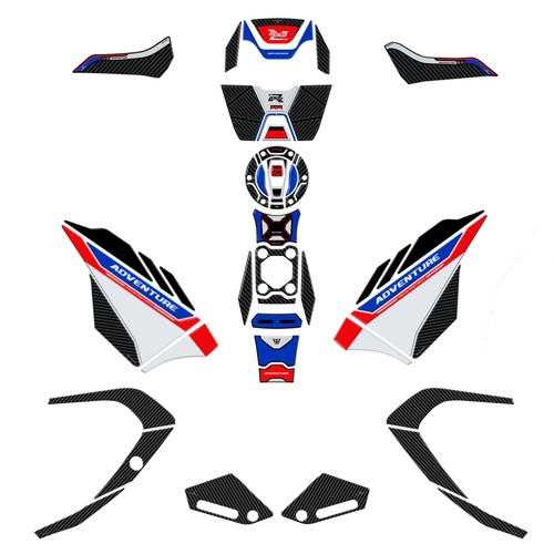 Kit tank integral - integral, stickers