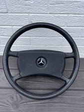 Mercedes W126 W107 R107 W123 W124 Steering Wheel Black Leather 