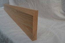 Solid Oak Skirting Board 1x5" PAR to Chamfer 20x120mm - 100% Solid American Oak