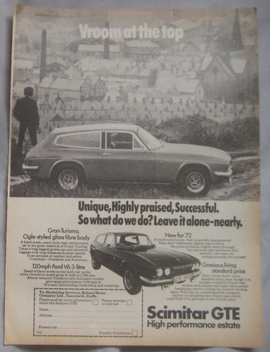 1971 reliant scimitar gte - reliant,